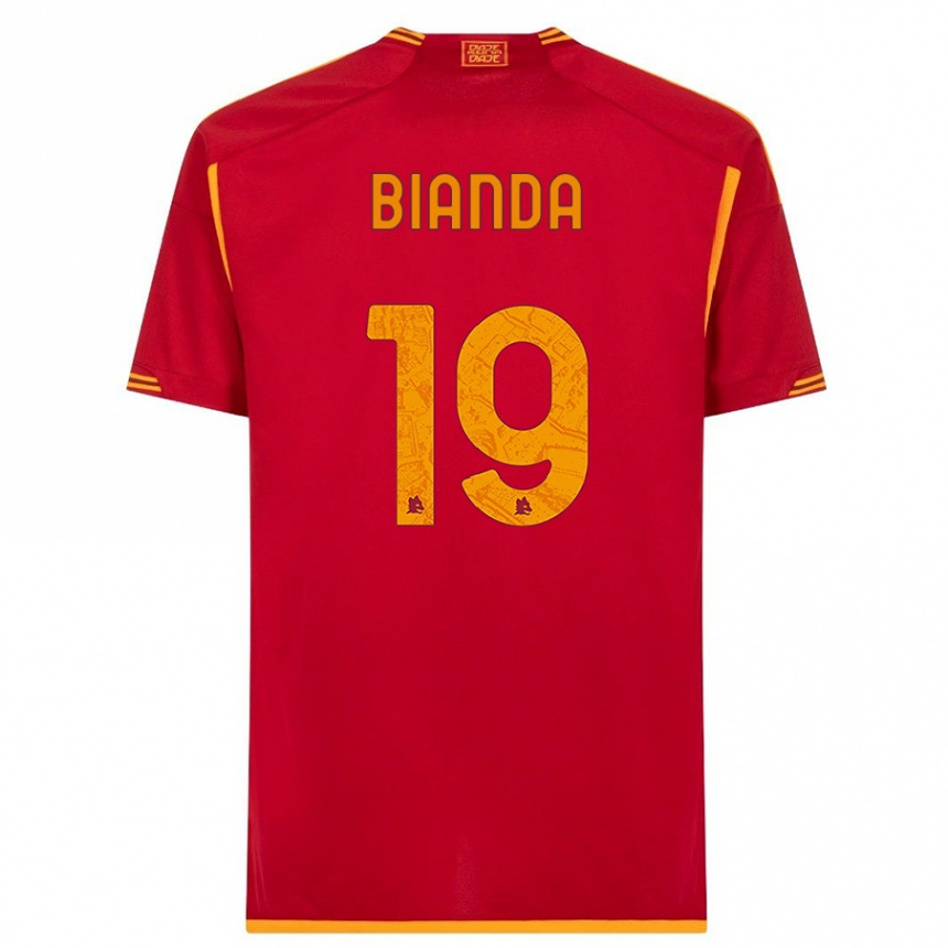 Niño Fútbol Camiseta William Bianda #19 Rojo 1ª Equipación 2023/24 México