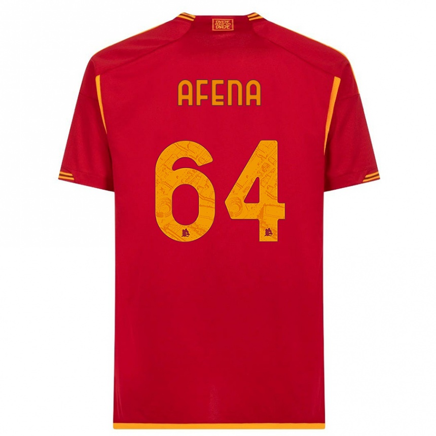 Niño Fútbol Camiseta Felix Afena-Gyan #64 Rojo 1ª Equipación 2023/24 México