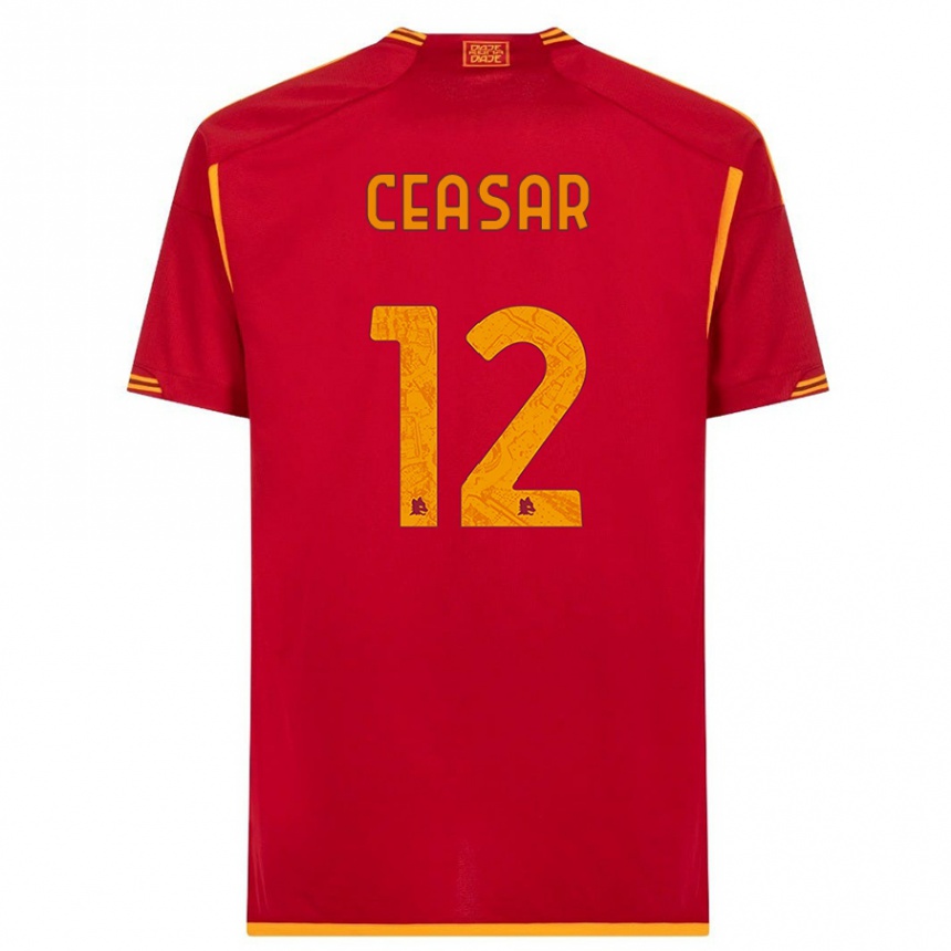 Niño Fútbol Camiseta Camelia Ceasar #12 Rojo 1ª Equipación 2023/24 México