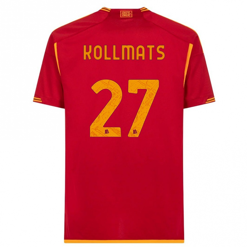 Niño Fútbol Camiseta Beata Kollmats #27 Rojo 1ª Equipación 2023/24 México