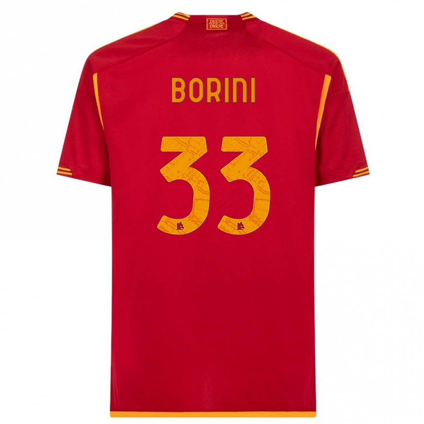 Niño Fútbol Camiseta Joyce Borini #33 Rojo 1ª Equipación 2023/24 México