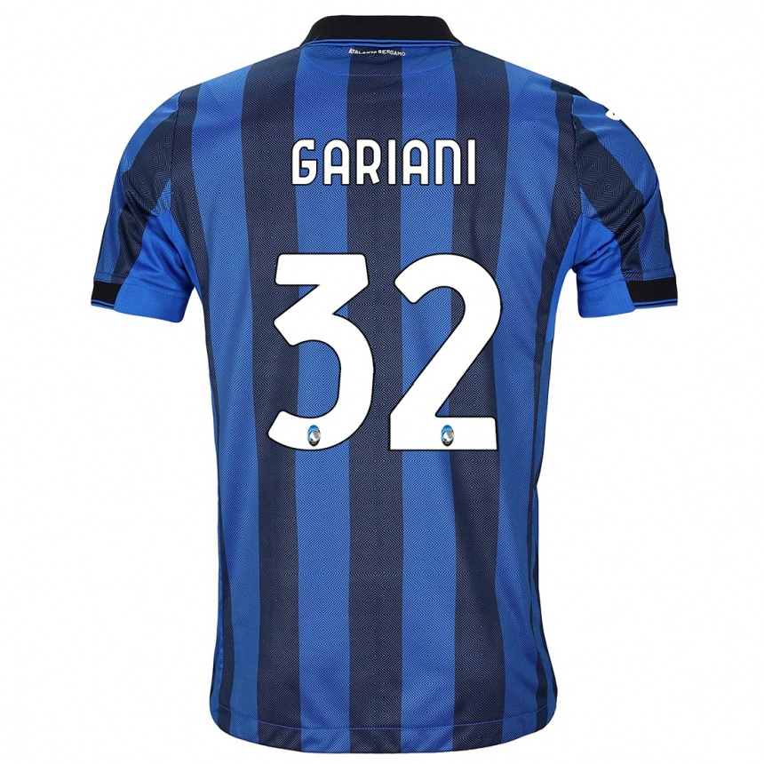 Niño Fútbol Camiseta Niccolò Gariani #32 Azul Negro 1ª Equipación 2023/24 México