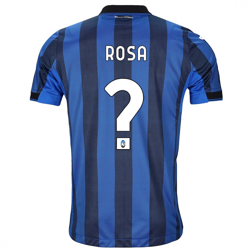 Niño Fútbol Camiseta Alessio Rosa #0 Azul Negro 1ª Equipación 2023/24 México