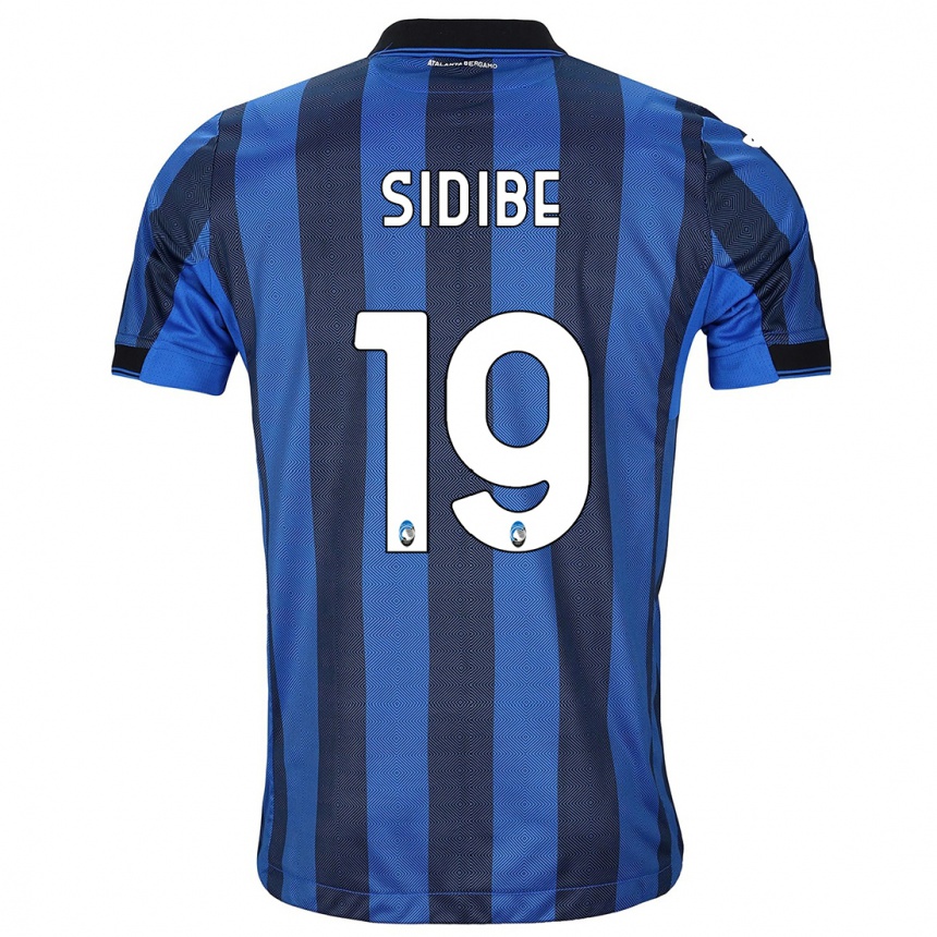 Niño Fútbol Camiseta Alassane Sidibe #19 Azul Negro 1ª Equipación 2023/24 México