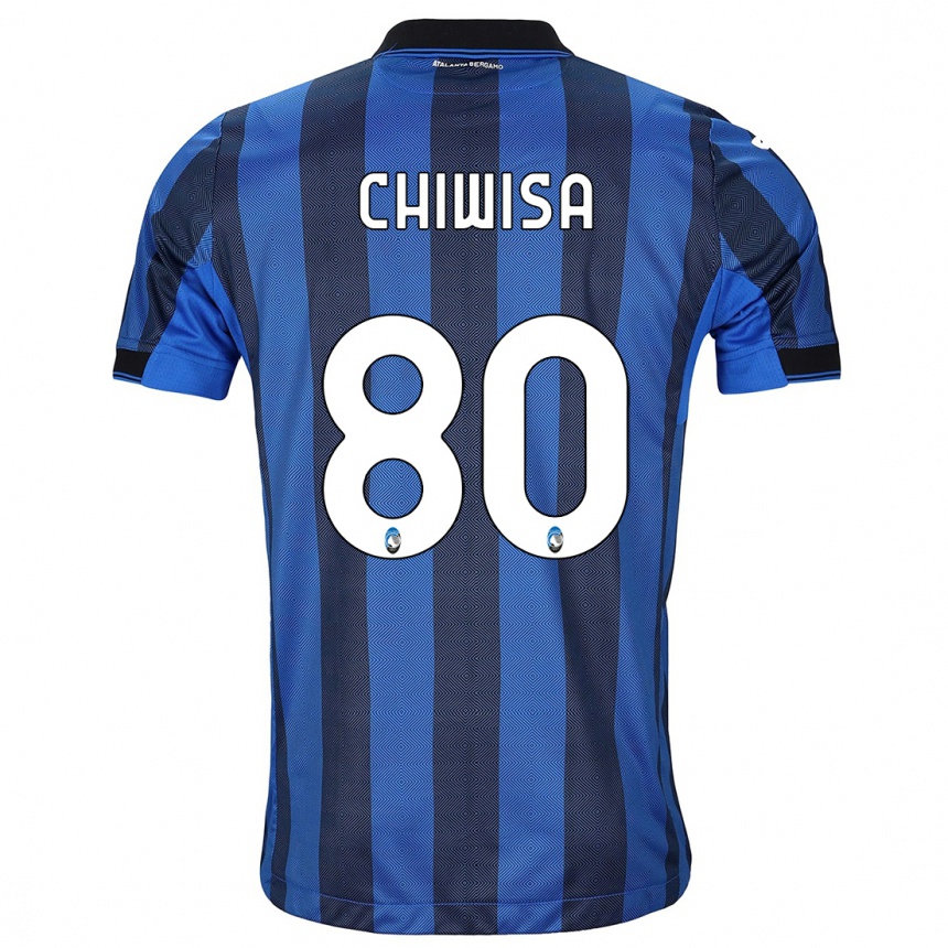 Niño Fútbol Camiseta Mannah Chiwisa #80 Azul Negro 1ª Equipación 2023/24 México