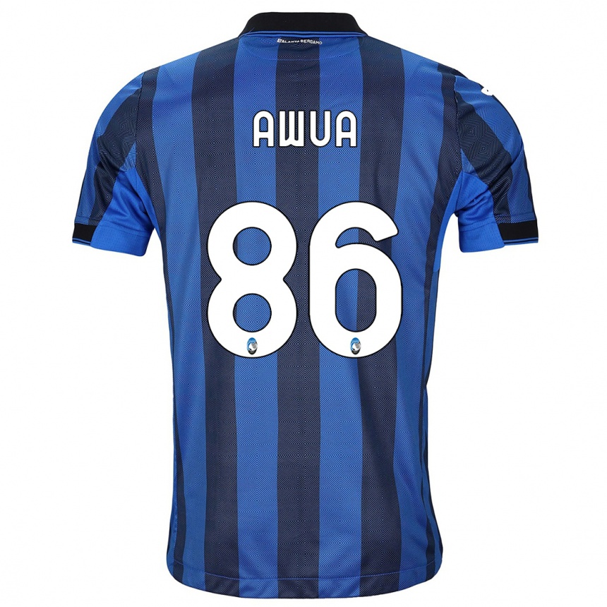 Niño Fútbol Camiseta Theophilus Awua #86 Azul Negro 1ª Equipación 2023/24 México