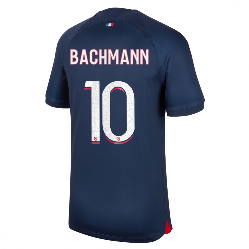 Niño Fútbol Camiseta Ramona Bachmann #10 Azul Rojo 1ª Equipación 2023/24 México