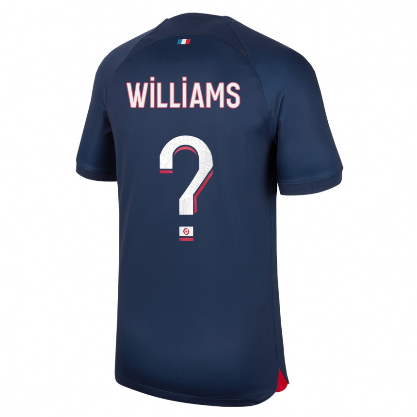 Niño Fútbol Camiseta Lydia Williams #0 Azul Rojo 1ª Equipación 2023/24 México