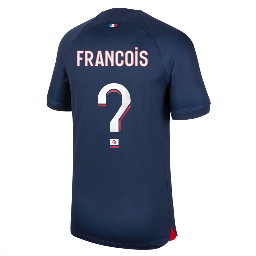 Niño Fútbol Camiseta Oriane Jean-Francois #0 Azul Rojo 1ª Equipación 2023/24 México