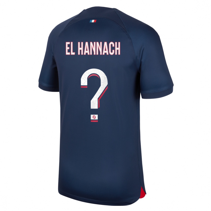 Niño Fútbol Camiseta Younes El Hannach #0 Azul Rojo 1ª Equipación 2023/24 México