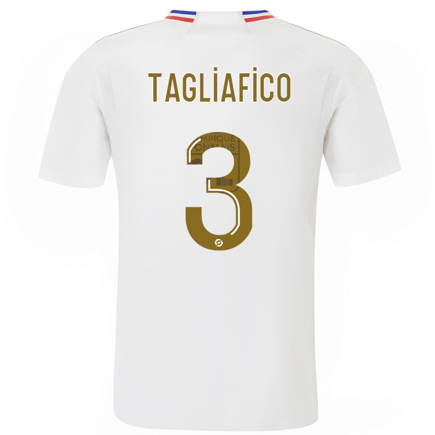 Niño Fútbol Camiseta Nicolas Tagliafico #3 Blanco 1ª Equipación 2023/24 México