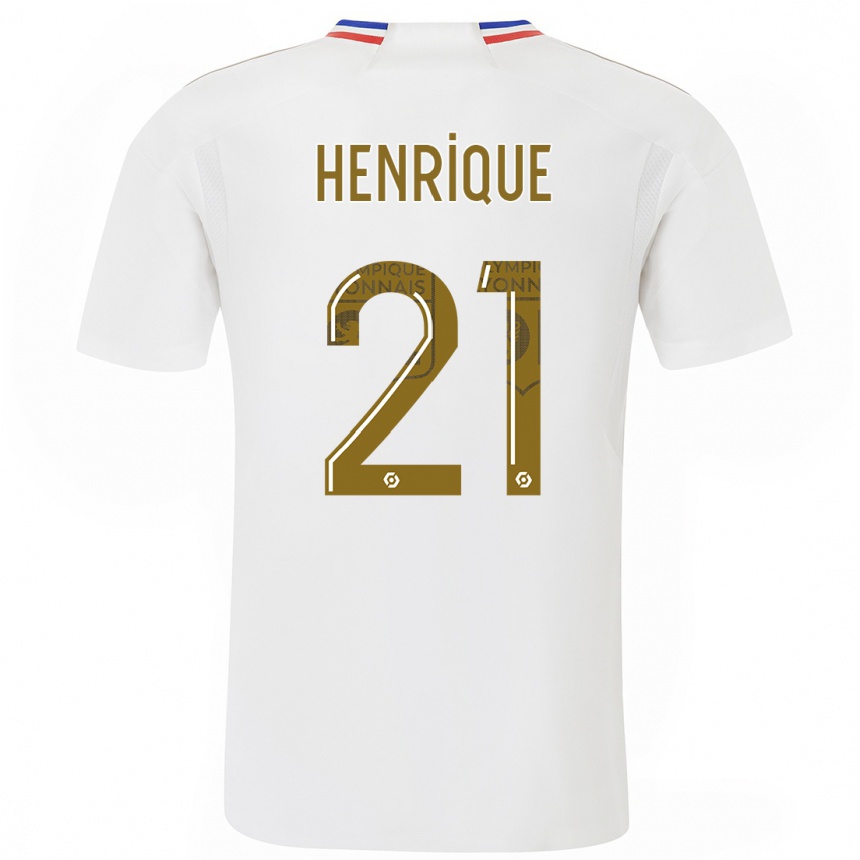 Niño Fútbol Camiseta Henrique #21 Blanco 1ª Equipación 2023/24 México