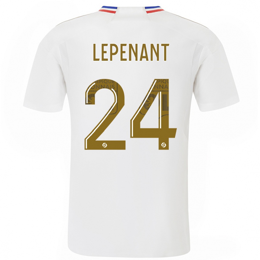 Niño Fútbol Camiseta Johann Lepenant #24 Blanco 1ª Equipación 2023/24 México