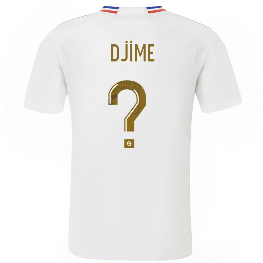 Niño Fútbol Camiseta Ahmed Djime #0 Blanco 1ª Equipación 2023/24 México