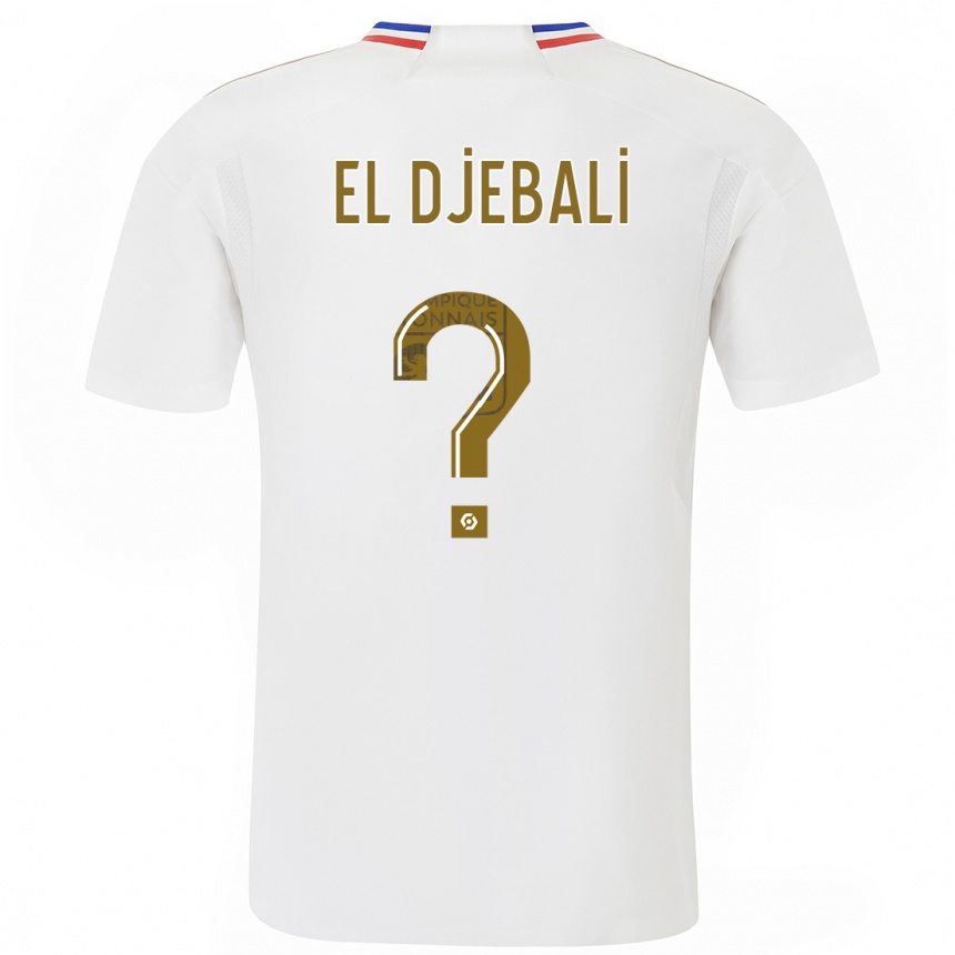 Niño Fútbol Camiseta Chaim El Djebali #0 Blanco 1ª Equipación 2023/24 México