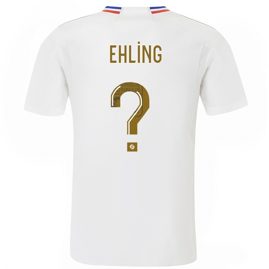 Niño Fútbol Camiseta Thibaut Ehling #0 Blanco 1ª Equipación 2023/24 México