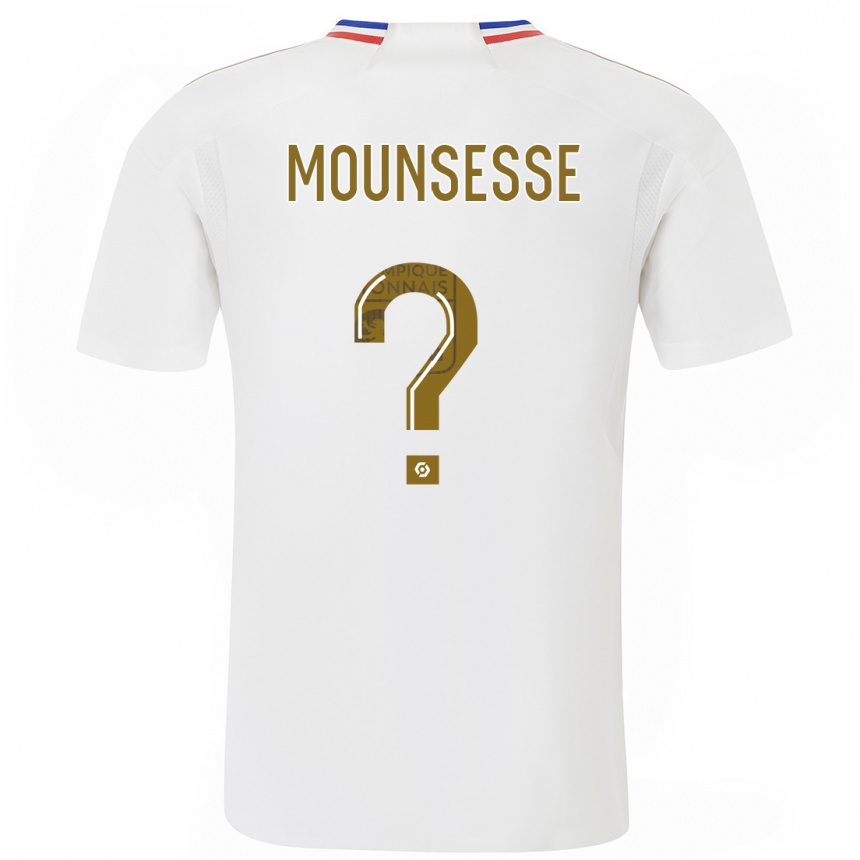 Niño Fútbol Camiseta Jeremy Mounsesse #0 Blanco 1ª Equipación 2023/24 México