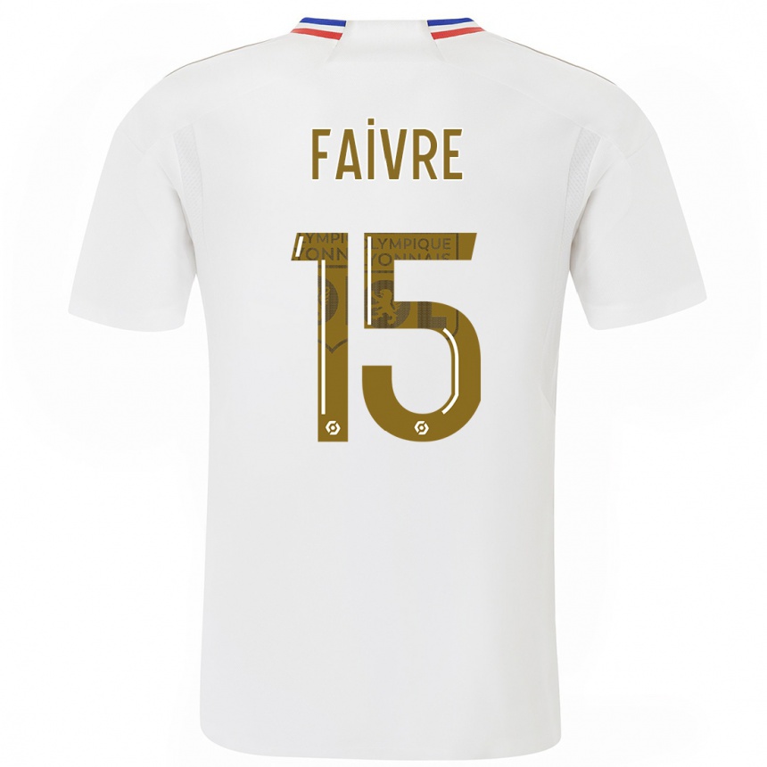 Niño Fútbol Camiseta Romain Faivre #15 Blanco 1ª Equipación 2023/24 México