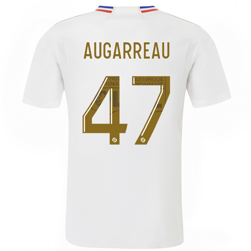 Niño Fútbol Camiseta Sofiane Augarreau #47 Blanco 1ª Equipación 2023/24 México