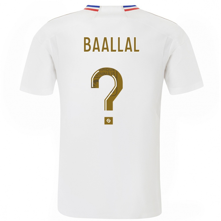 Niño Fútbol Camiseta Abdellah Baallal #0 Blanco 1ª Equipación 2023/24 México