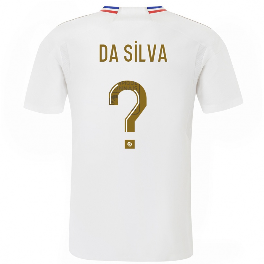 Niño Fútbol Camiseta Florent Da Silva #0 Blanco 1ª Equipación 2023/24 México