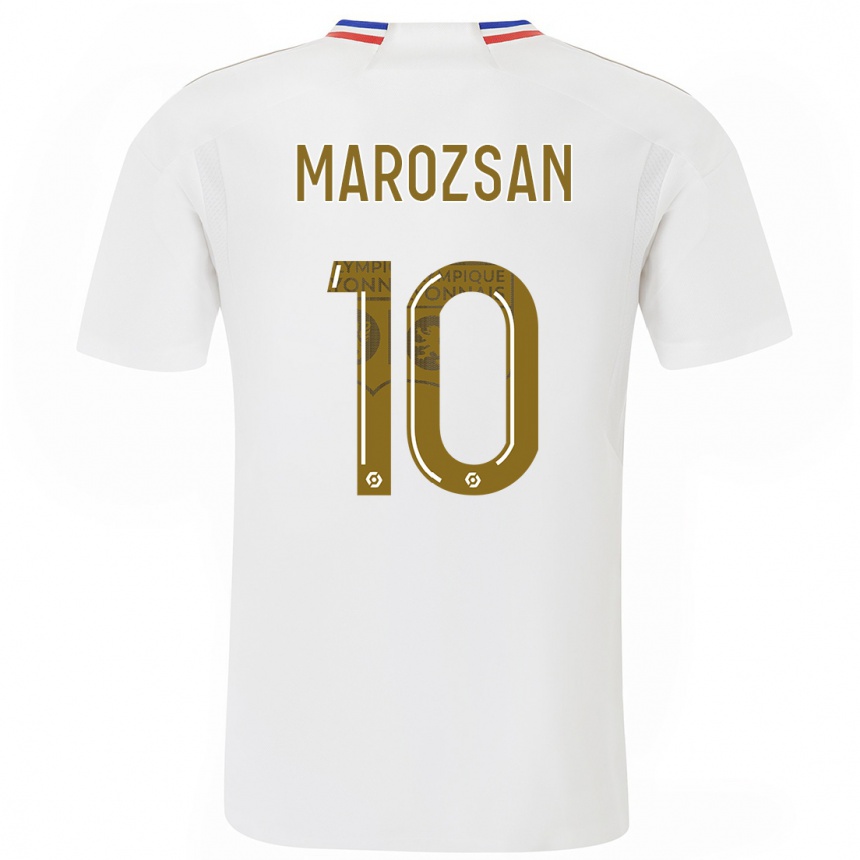 Niño Fútbol Camiseta Dzsenifer Marozsan #10 Blanco 1ª Equipación 2023/24 México