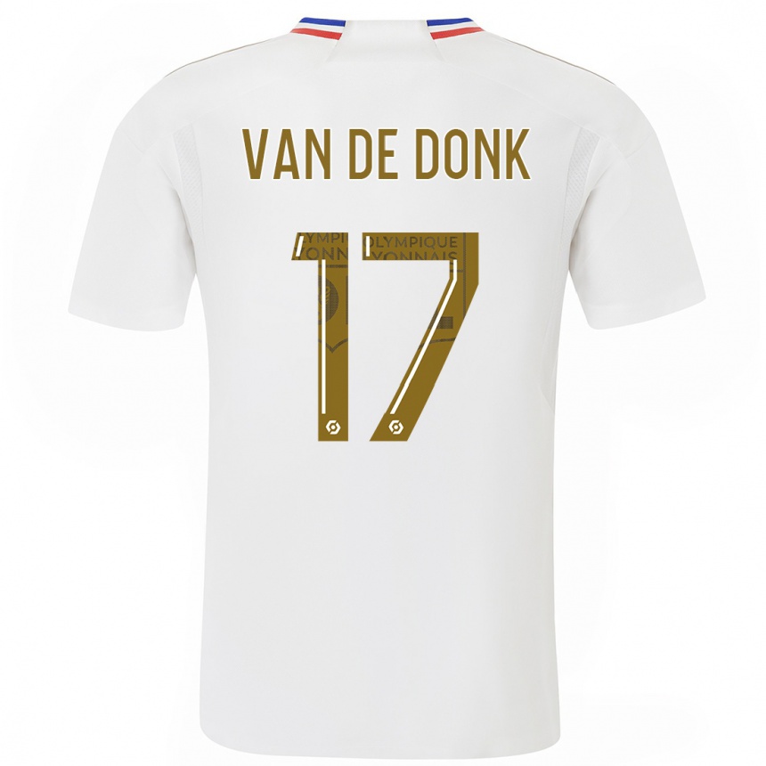 Niño Fútbol Camiseta Danielle Van De Donk #17 Blanco 1ª Equipación 2023/24 México