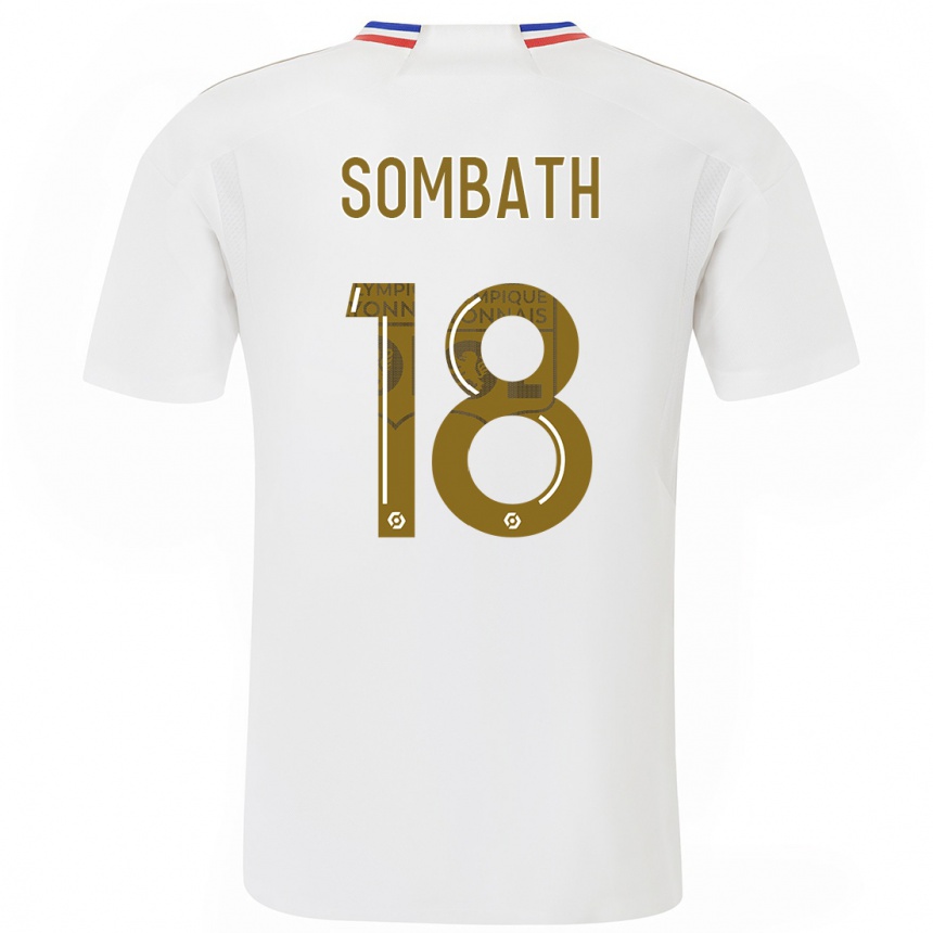 Niño Fútbol Camiseta Alice Sombath #18 Blanco 1ª Equipación 2023/24 México