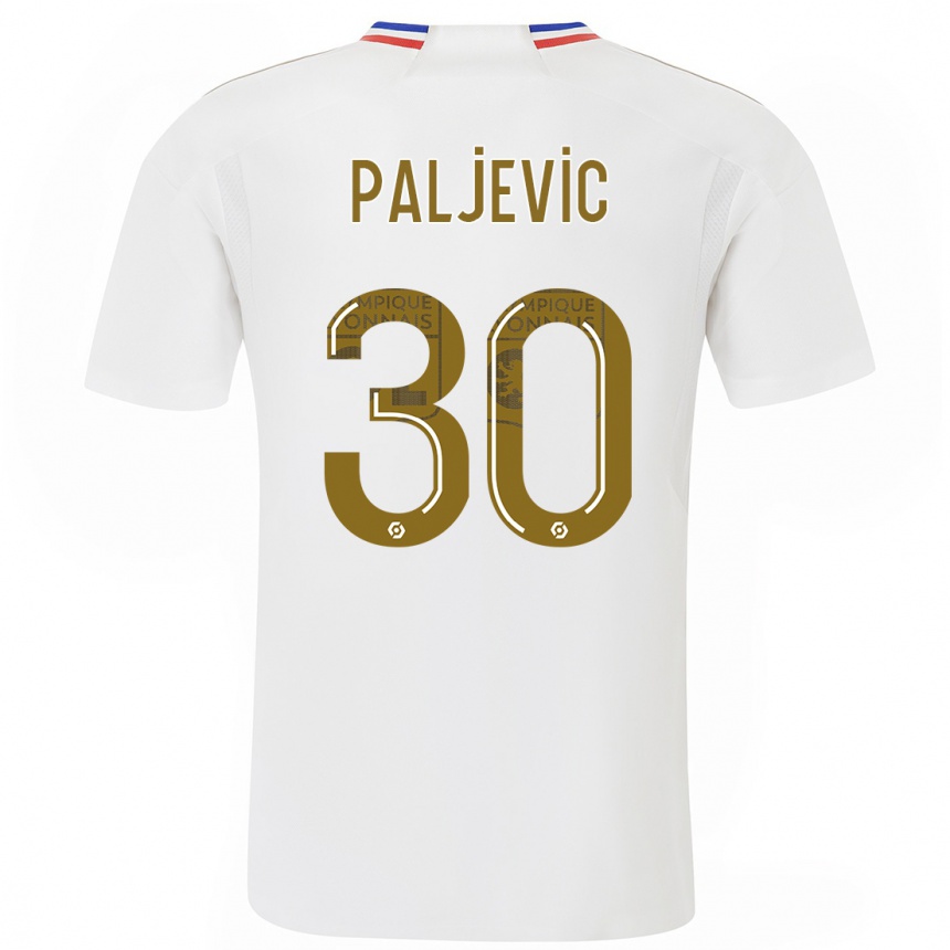 Niño Fútbol Camiseta Alyssia Paljevic #30 Blanco 1ª Equipación 2023/24 México