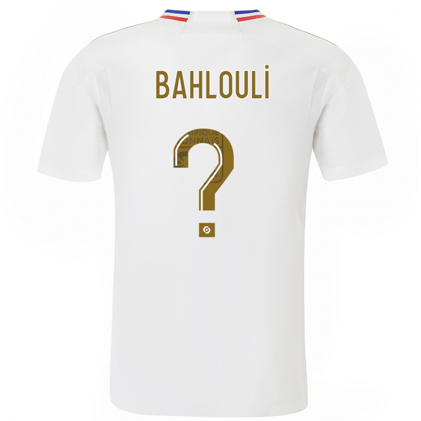 Niño Fútbol Camiseta Djibrail Bahlouli #0 Blanco 1ª Equipación 2023/24 México