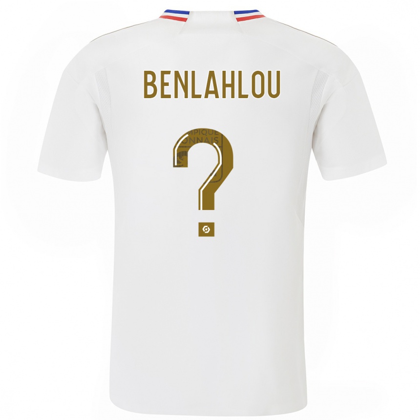 Niño Fútbol Camiseta Daryll Benlahlou #0 Blanco 1ª Equipación 2023/24 México