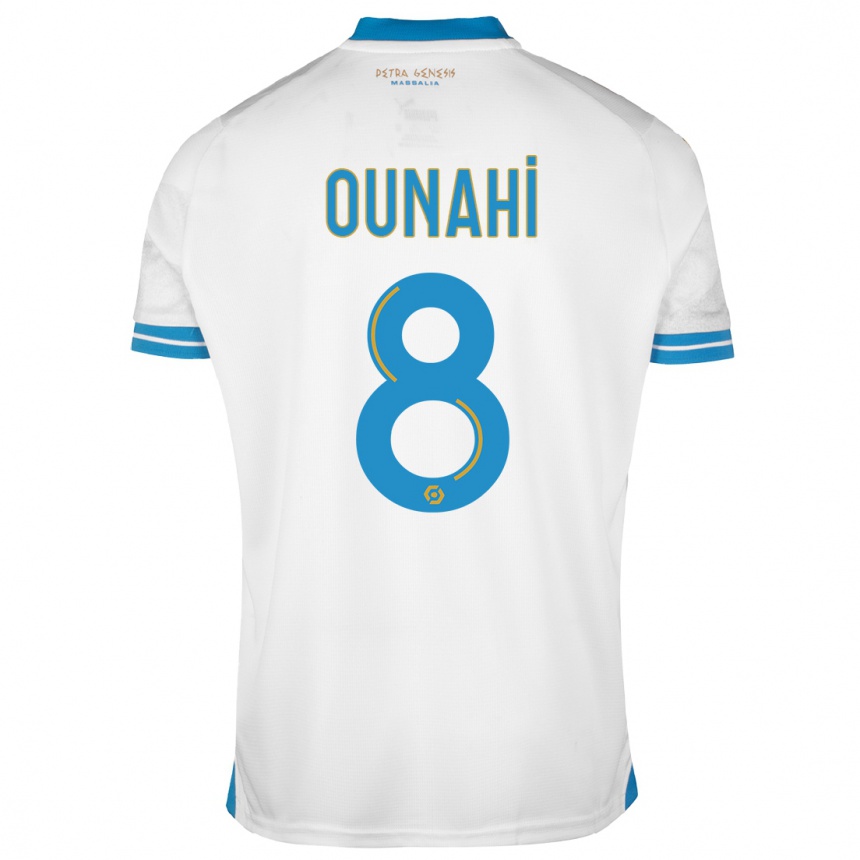 Niño Fútbol Camiseta Azzedine Ounahi #8 Blanco 1ª Equipación 2023/24 México