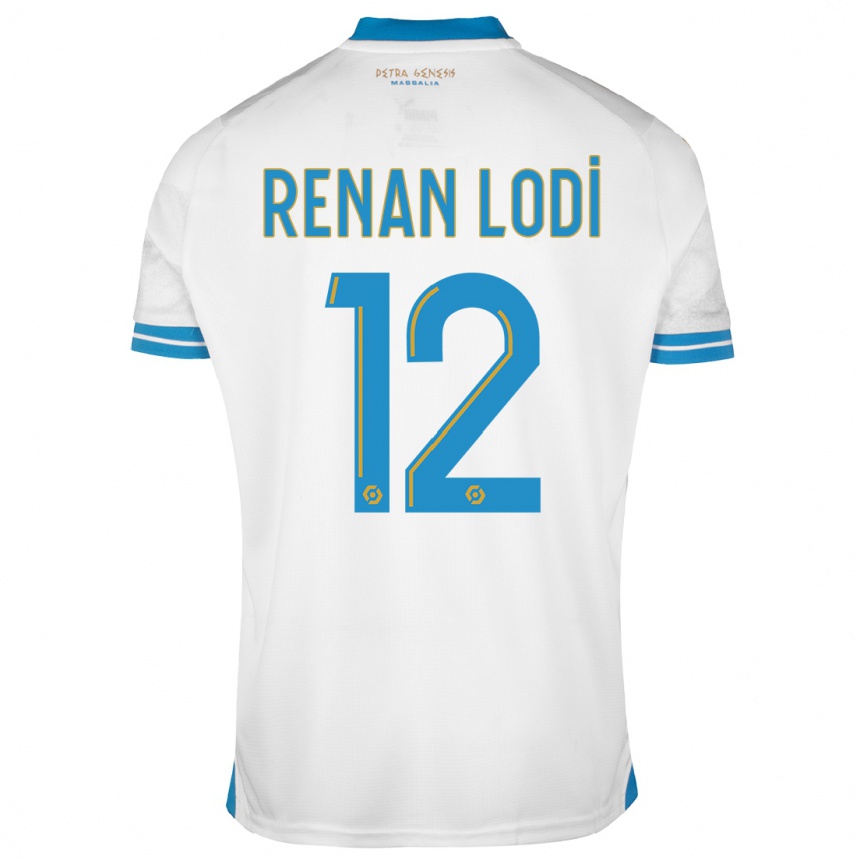 Niño Fútbol Camiseta Renan Lodi #12 Blanco 1ª Equipación 2023/24 México