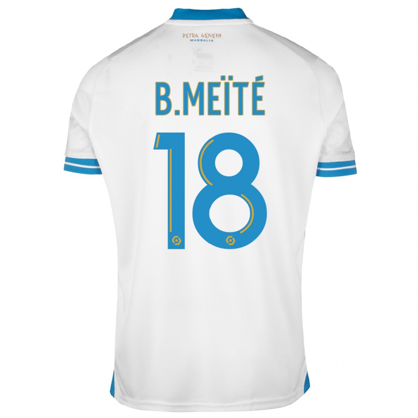 Niño Fútbol Camiseta Bamo Meïté #18 Blanco 1ª Equipación 2023/24 México