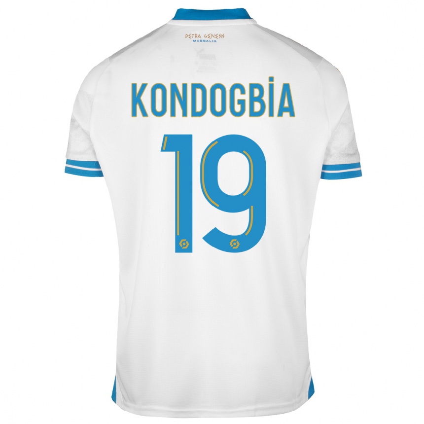 Niño Fútbol Camiseta Geoffrey Kondogbia #19 Blanco 1ª Equipación 2023/24 México