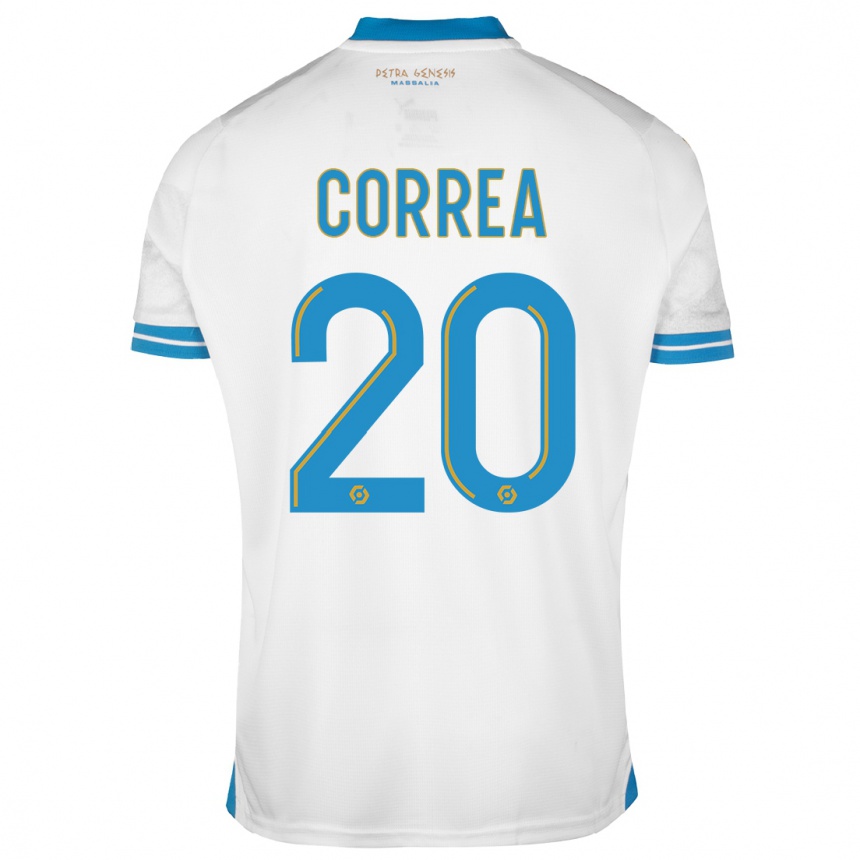 Niño Fútbol Camiseta Joaquin Correa #20 Blanco 1ª Equipación 2023/24 México