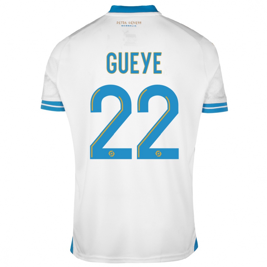 Niño Fútbol Camiseta Pape Gueye #22 Blanco 1ª Equipación 2023/24 México