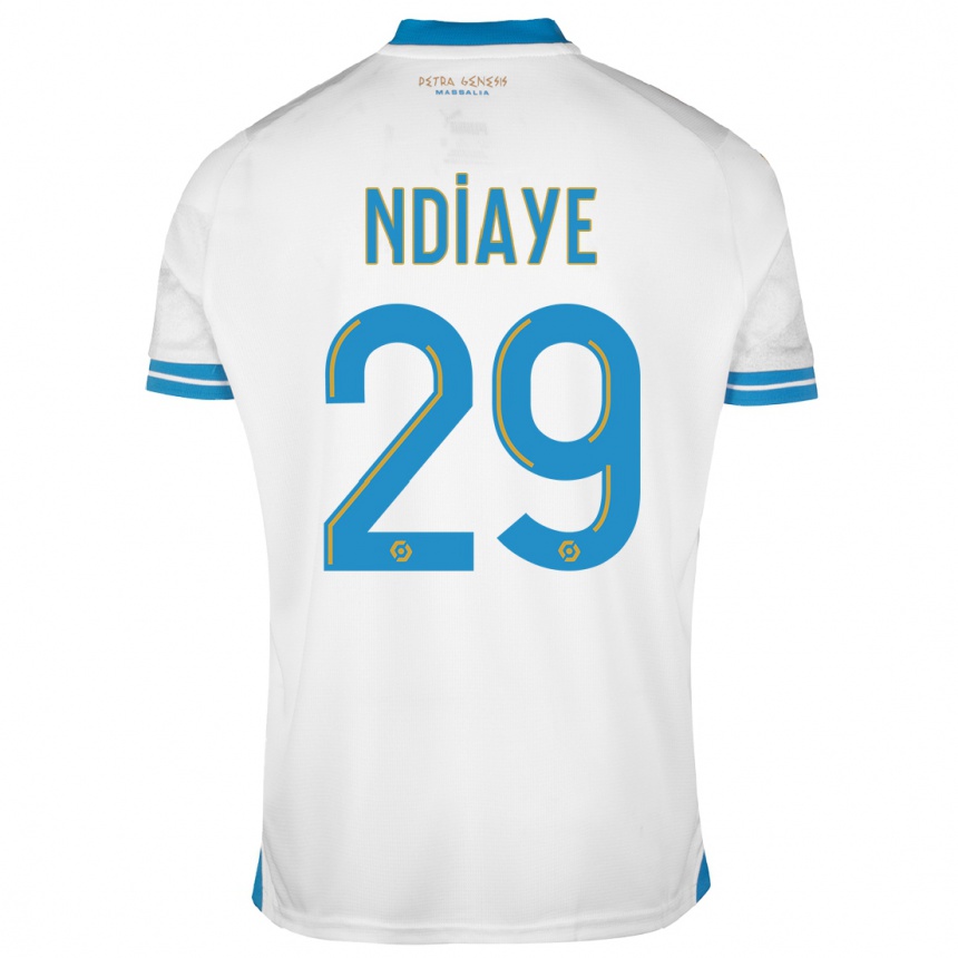 Niño Fútbol Camiseta Iliman Ndiaye #29 Blanco 1ª Equipación 2023/24 México