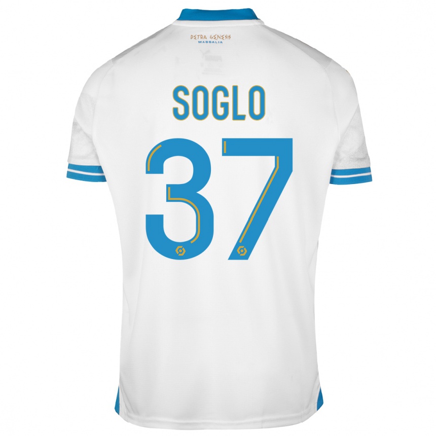 Niño Fútbol Camiseta Emran Soglo #37 Blanco 1ª Equipación 2023/24 México