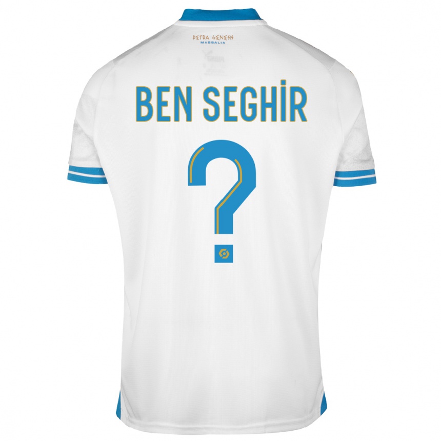 Niño Fútbol Camiseta Salim Ben Seghir #0 Blanco 1ª Equipación 2023/24 México