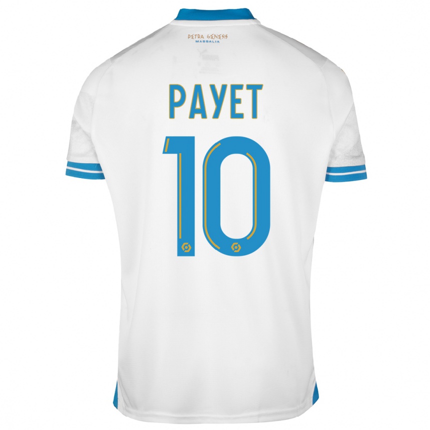 Niño Fútbol Camiseta Dimitri Payet #10 Blanco 1ª Equipación 2023/24 México