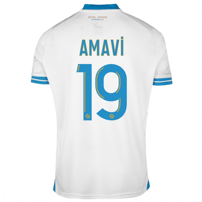 Niño Fútbol Camiseta Jordan Amavi #19 Blanco 1ª Equipación 2023/24 México