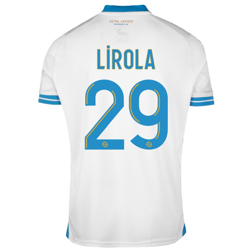 Niño Fútbol Camiseta Pol Lirola #29 Blanco 1ª Equipación 2023/24 México