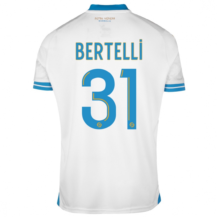 Niño Fútbol Camiseta Ugo Bertelli #31 Blanco 1ª Equipación 2023/24 México