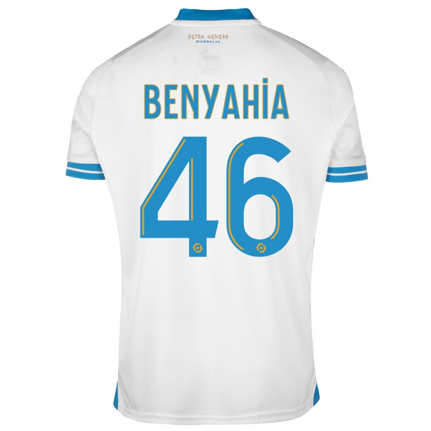 Niño Fútbol Camiseta Aylan Benyahia-Tani #46 Blanco 1ª Equipación 2023/24 México