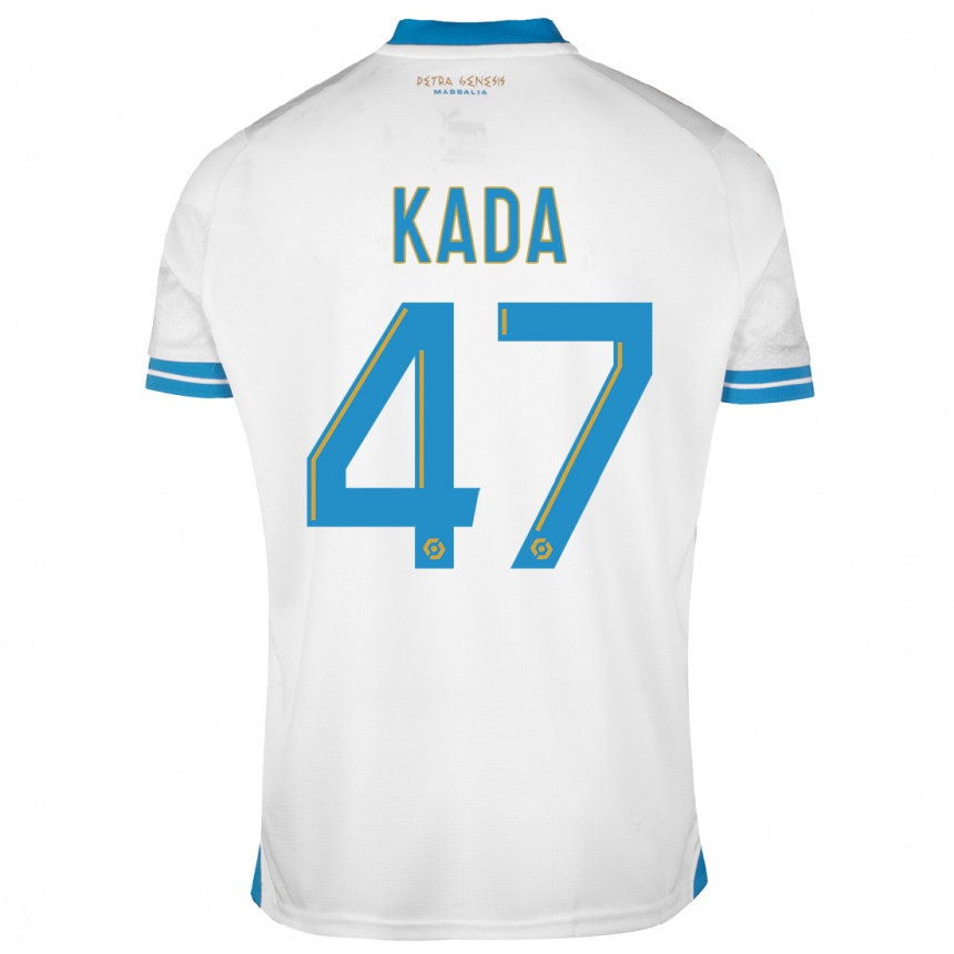Niño Fútbol Camiseta Joakim Kada #47 Blanco 1ª Equipación 2023/24 México