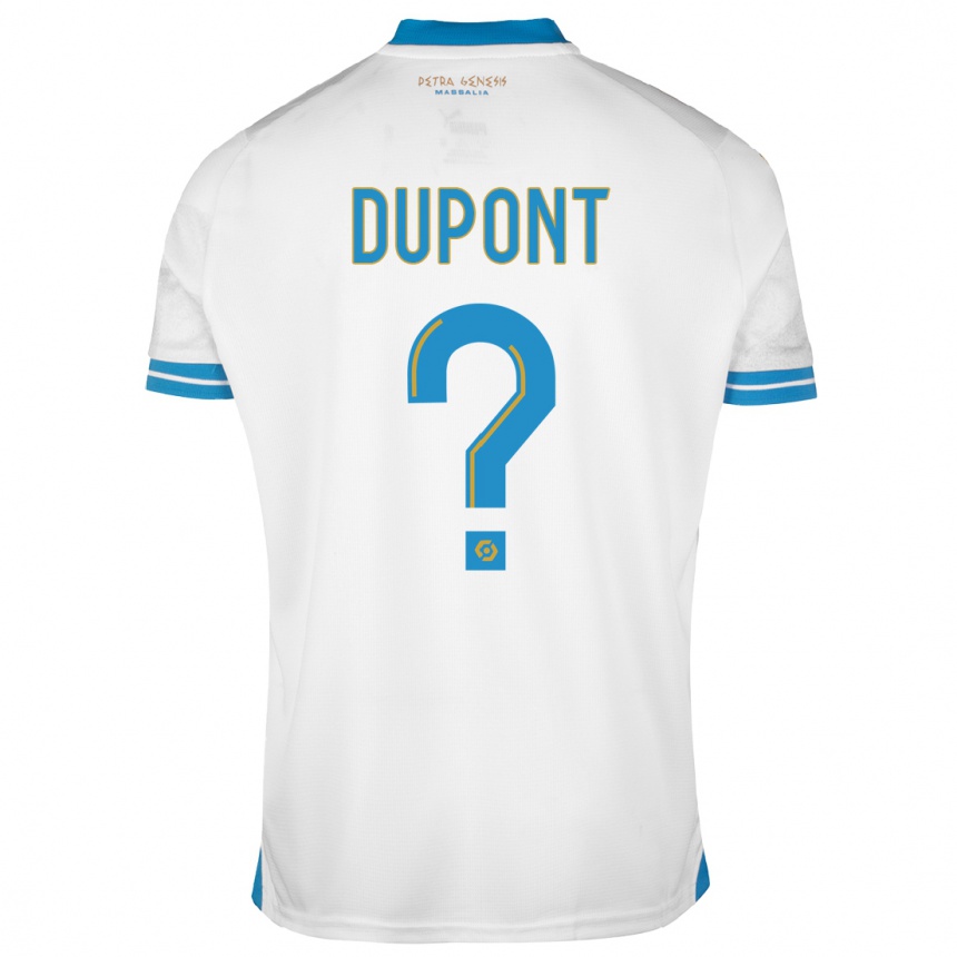Niño Fútbol Camiseta Hugo Dupont #0 Blanco 1ª Equipación 2023/24 México