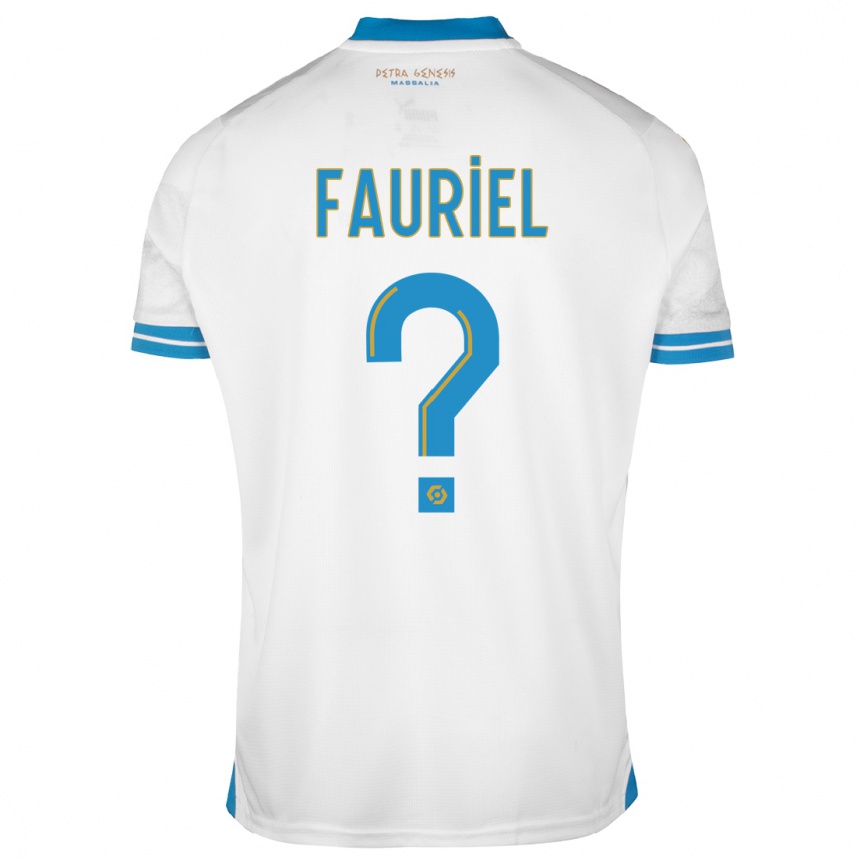 Niño Fútbol Camiseta Lois Fauriel #0 Blanco 1ª Equipación 2023/24 México