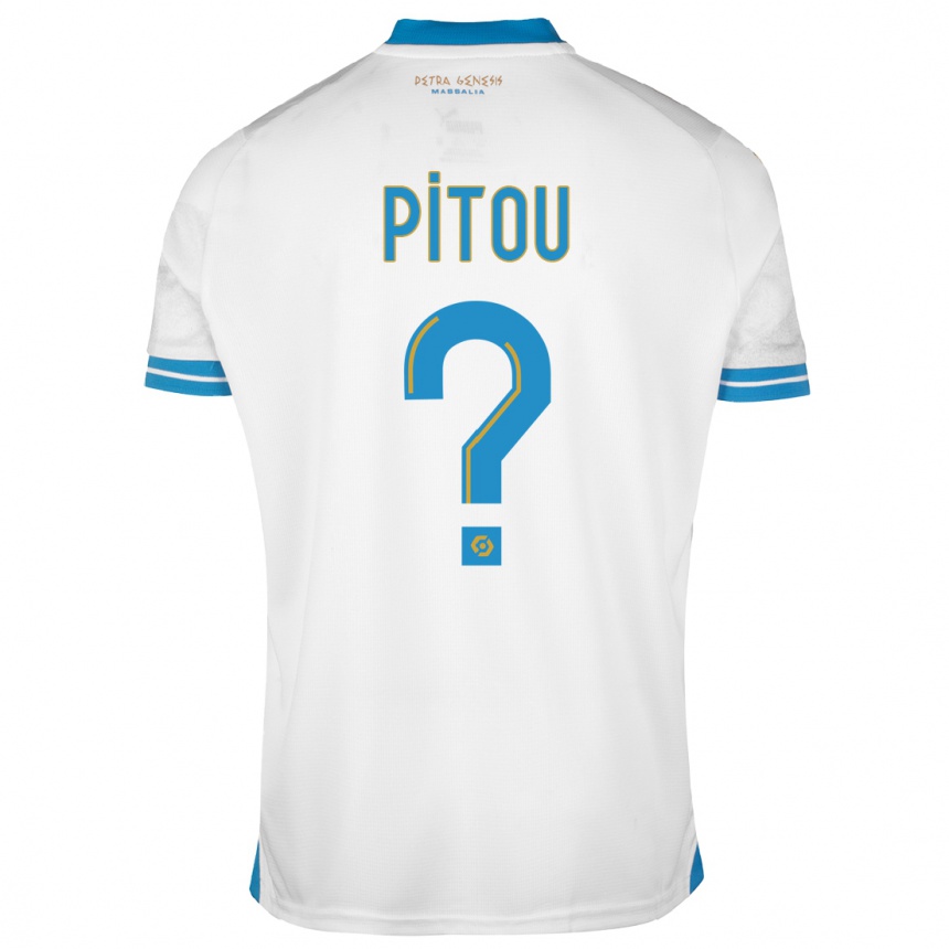 Niño Fútbol Camiseta Jonathan Pitou #0 Blanco 1ª Equipación 2023/24 México