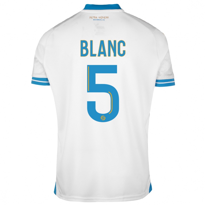 Niño Fútbol Camiseta Amandine Blanc #5 Blanco 1ª Equipación 2023/24 México